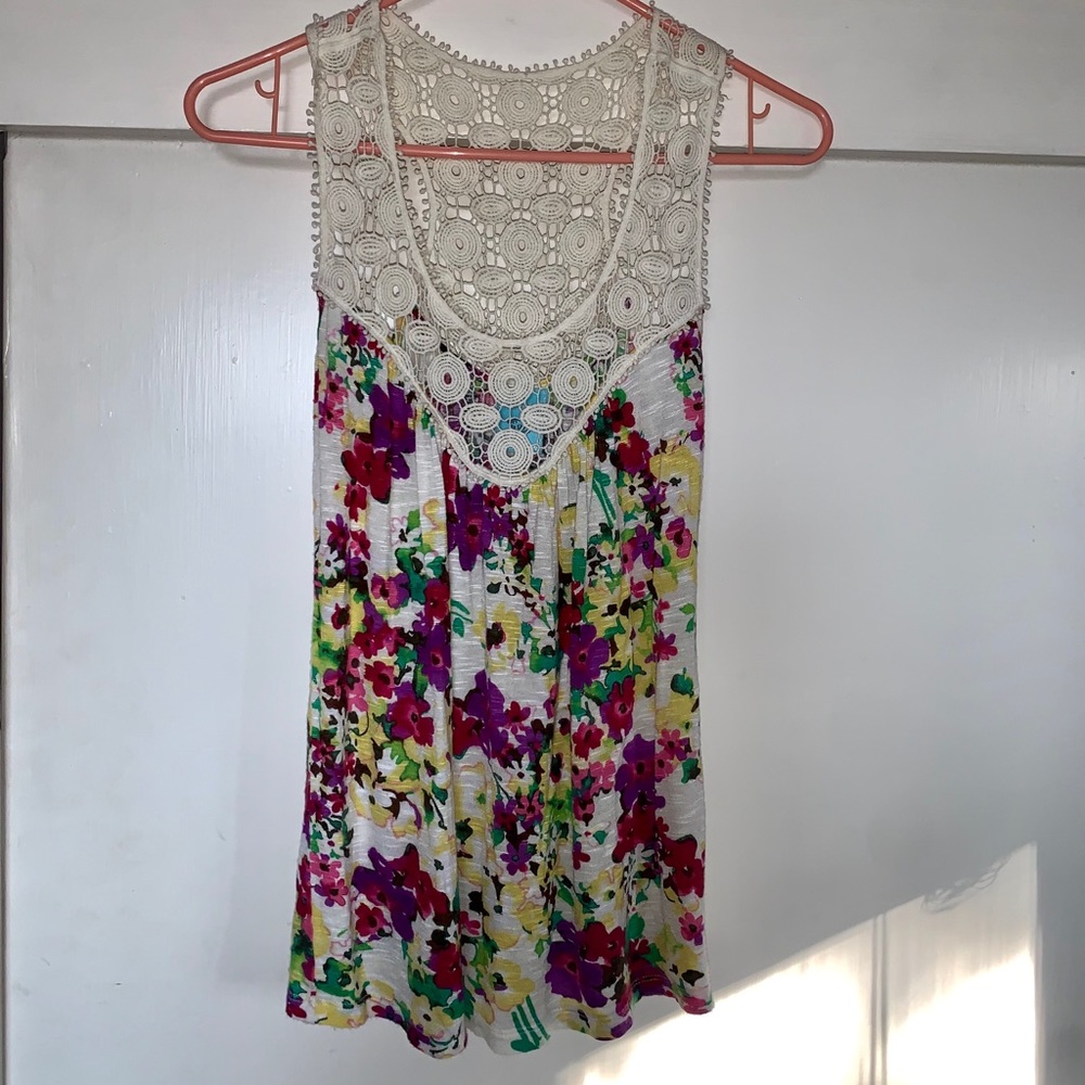 Bright Floral Tank